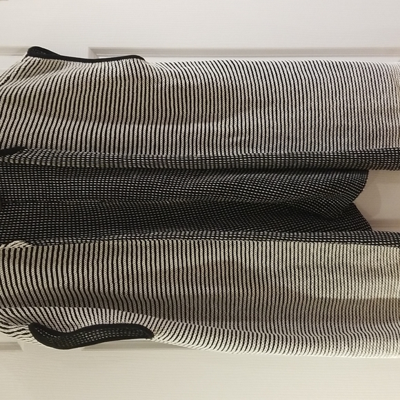 LAFAYETTE 148 Vest duster black and white 100% cotton - Picture 3 of 4